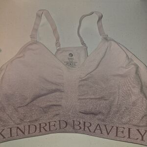 Like New Kindred Bravely Blush Nursing/Pumping Bra XXL